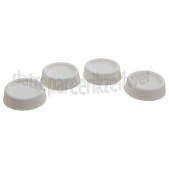 Foto van Easyfiks Trillingsdempers Trillingsdempers Wit, set van 4 stuks 