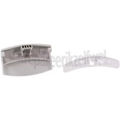 Foto van AEG Deurgreep Set compleet zilver L66811, L74810, L76850 