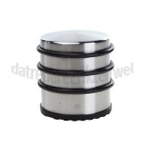 Foto van Deltafix Deurstop Deurstopper 6,5x7cm Chroom, RVS Look 