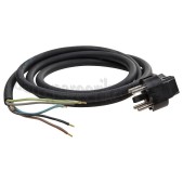 Foto van Easyfiks Snoer Perilex 5x1,5mm2 Zwart 2M 5 Aderig snoer met gegoten stekker 