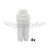 Foto van Eurofilter Waterfilter Filterpatroon, 4 stuks Brita, Laica, Kenwood, Hoover 
