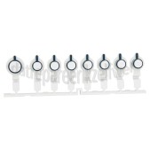 Foto van Whirlpool Knop Drukknoppen, 8 stuks WAE7000, WAK8475, WAK8707 