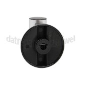 Foto van Indesit Knop Gasknop, Chroom/Zwart KP9F11S, KP9F91SX 