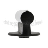Foto van Indesit Knop Gasknop, Chroom/Zwart KP9F11S, KP9F91SX 