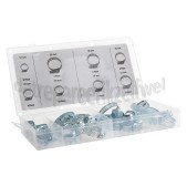 Foto van Benson Slangklem Assortimentsdoos 40 delig Slangklemmen 12-40mm 