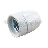 Foto van Q-Link Lamphouder Porselein -wit- E27 