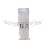 Foto van Q-Link Bundelbandjes 180x4.0 mm transparant/wit Tie-wrap 