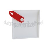 Foto van ETM Plafondplaat Plaat vierkant -wit- 10x11 cm 