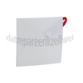 Foto van ETM Plafondplaat Plaat vierkant -wit- 10x11 cm 