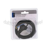 Foto van Q-Link Snoer 2x0.75mm2 600W zwart 1,8M Aansluitsnoer met eurostekker 
