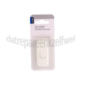 Foto van Q-Link Schakelaar 2x0.75mm2 450W wit Snoerschakelaar 