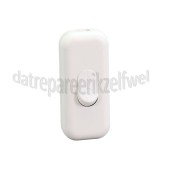 Foto van Q-Link Schakelaar 2x0.75mm2 450W wit Snoerschakelaar 