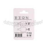 Foto van Q-Link Zekering 16A 500V snel grijs, 16 ampere Zekering 
