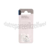 Foto van Q-Link Clip 6 mm rond wit normale coax 