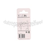 Foto van Q-Link Clip 6 mm rond wit normale coax 