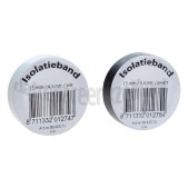 Foto van Q-Link Tape 15mm 4.5mtr wit en zwart Isolatieband 