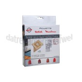 Foto van Moulinex Stofzuigerzak Papier 6 stuks + 1 Mf MO1523, Mini Space 