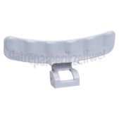 Foto van Samsung Deurgreep Kunststof, grijs. L 11cm WF8704FPA, WF8804FPA, WF0806Z8E 