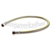Foto van Raminex Gasslang RVS flexibel voor alle apparaten Superflex 100 cm met gastec keurmerk 