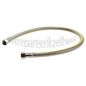 Foto van Raminex Gasslang RVS flexibel voor alle apparaten Superflex 150 cm met gastec keurmerk 