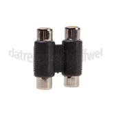 Foto van Easyfiks Tulp Adapter 2x Tulp Contra RCA Female - 2x Tulp Contra RCA Female Koppelstuk 