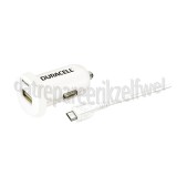 Foto van Duracell Oplader Micro USB Charging kit USB Oplader + USB Autolader + 1m en 2m Micro USB Kabel 