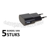 Foto van Grab 'n Go USB Oplader 5V / 1A, Zwart Universeel gebruik 