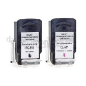 Foto van Easyfiks Inktcartridge PG510 Black CL511 Color Combipack Pixma iP2700,Pixma iP2702 
