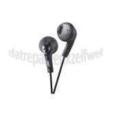 Foto van JVC Hoofdtelefoon Gumy, In Ear met krachtig geluid Zwart met 1 meter snoer 