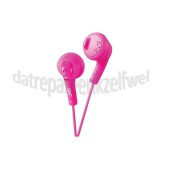 Foto van JVC Hoofdtelefoon Gumy, In Ear met krachtig geluid Roze met 1 meter snoer 