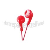 Foto van JVC Hoofdtelefoon Gumy, In Ear met krachtig geluid Rood met 1 meter snoer 