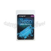 Foto van Integral Memory stick 32GB Neon Blue USB Flash Drive USB 2.0 