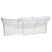 Foto van Bosch Filter pluizenzeef, binnen en buiten filter WT46W363, WT43H201 