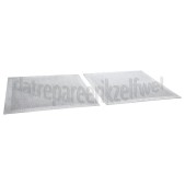 Foto van Bosch Filter Metaalfilter, 2 stuks 284 x 284 x 6 mm DHE635S01, LE6313002 