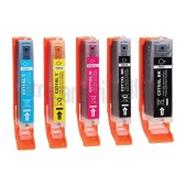 Foto van Easyfiks Inktcartridge PGI 570 PGBK CLI 571 C/M/Y/BK Multipack XL Pixma MG5750, Pixma MG5751, Pixma MG6850 