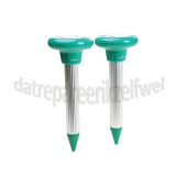 Foto van Weitech Ongedierteverjager Solar mollenverjager (mini) dualpack Speciaal voor heuvelachtige tuin 