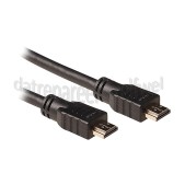 Foto van HDMI 1.4 Kabel HDMI A Male - HDMI A Male 2,0 Meter, High Speed met Ethernet, Verguld 