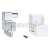 Foto van Braun Telecom Verdeel element Push on IEC 3-weg splitter CAI huisinstallatie 