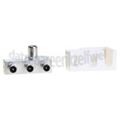 Foto van Braun Telecom Verdeel element Push on IEC 3-weg splitter CAI huisinstallatie 