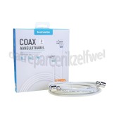 Foto van Technetix Aansluitkabel Coax Aansluitkabel, 4G Proof, Ziggo geschikt 4K Ultra HD 