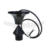 Foto van Snoerpendel 16A 230V E27 zwart Maximaal 60Watt 