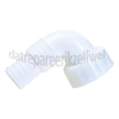 Foto van Sanitair Tuitje 90 graden Voor afvoerslang 19-22 mm. 