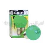 Foto van Calex Ledlamp LED Kogellamp Groen E27 P45 1W 12Lm 240V 