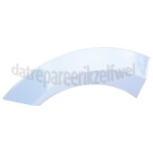 Foto van Pelgrim Deurgreep Gebogen, wit PWM110WITP01 