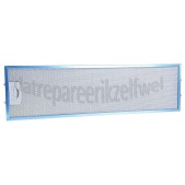 Foto van Etna Filter Metaal 561 x 158 mm 4335TRVS, 4341RVS, 4340TWT 