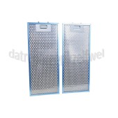 Foto van Pelgrim Filter Metaal vetfilter -2 stuks- SLK980RVS 
