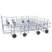 Foto van AEG Korf Onderkorf compleet met wielen, donkergrijs ESF6212LOW, Ikea Rengora, F45502W0 
