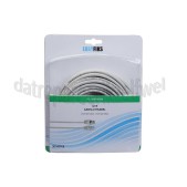 Foto van Easyfiks UTP/Netwerk kabel UTP CAT6 Netwerkkabel, RJ45 Male - RJ45 Male 20 Meter, Wit 