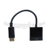 Foto van Easyfiks Displayport Kabel DisplayPort Male naar HDMI Female Adapterkabel 0.2 Meter, zwart 