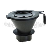 Foto van Philips Filterbak Filterhouder met deksel, zwart HD7892 